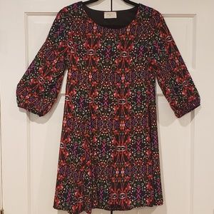 Everly Print Flared Dress